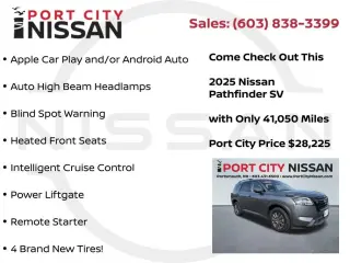 Nissan Pathfinder 2025 AWD SV 4dr SUV
