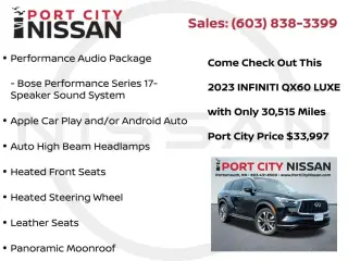 INFINITI QX60 2023 AWD Luxe 4dr SUV