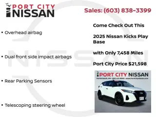 Nissan Kicks Play 2025 S 4dr Crossover