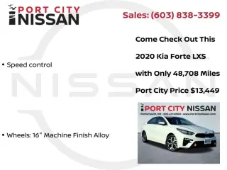 Kia Forte 2020 LXS Sedán de 4 puertas