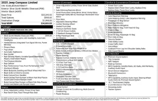 Jeep Compass 2025 4x4 Limited 4dr SUV