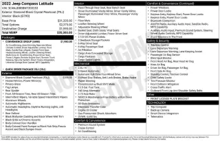 Jeep Compass 2022 4x4 Latitude 4dr SUV