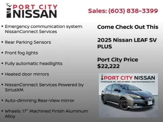 Nissan LEAF 2025 SV PLUS 4dr Hatchback