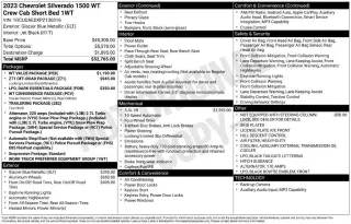 Chevrolet Silverado 1500 2023 4x4 Camión de Trabajo 4dr Cabina Doble 5.8 ft. SB