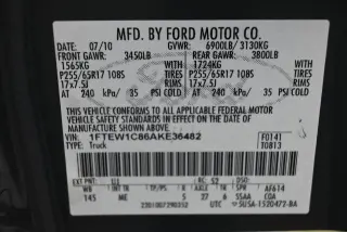 Ford F-150 2010 4x2 XLT 4dr SuperCrew Styleside 5.5 ft. SB