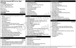 Kia Carnival 2023 LX 4dr Mini-Van