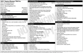 Toyota 4Runner 2021 4x4 TRD Pro SUV de 4 puertas