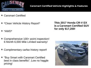 Honda CR-V 2017 AWD EX 4dr SUV