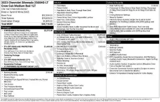 Chevrolet Silverado 2500HD 2023 4x4 LT 4dr Crew Cab SB