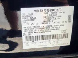 Ford Explorer 2022 AWD XLT 4dr SUV
