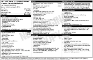 GMC Sierra 1500 Limited 2022 4x2 Elevation 4dr Double Cab 6.6 ft. SB