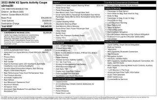 BMW X2 2022 sDrive28i 4dr Sports Activity Coupe