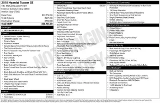 Hyundai TUCSON 2018 SE 4dr SUV