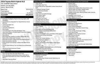 Toyota RAV4 Hybrid 2024 AWD XLE 4dr SUV