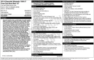 Chevrolet Silverado 1500 2014 4x2 LT 4dr Crew Cab 5.8 ft. SB