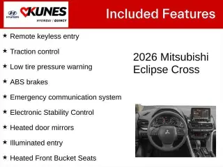 Mitsubishi Eclipse Cross 2026 AWD LE 4dr Crossover