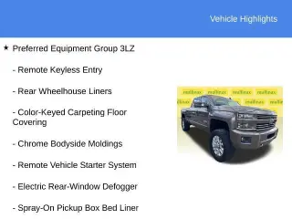 Chevrolet Silverado 2500HD 2015 4x4 High Country 4dr Crew Cab SB