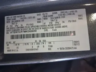 Ford F-150 2021 4x2 XL 4dr SuperCrew 5.5 ft. SB