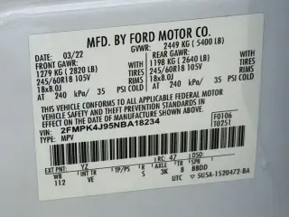 Ford Edge 2022 AWD ST-Line 4dr Crossover