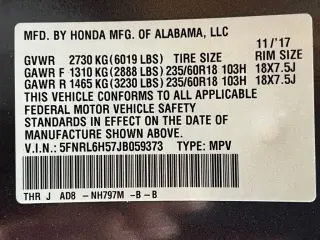 Honda Odyssey 2018 EX 4dr Mini-Van