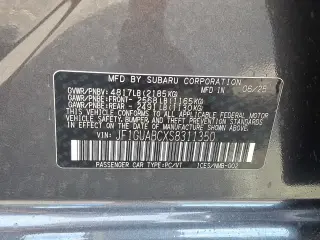Subaru Impreza 2025 AWD Base 4dr Wagon