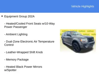 Ford Expedition EL 2016 4x2 XLT 4dr SUV