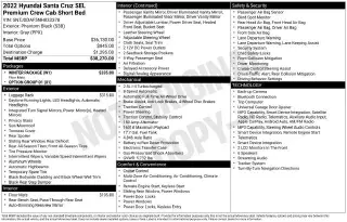 Hyundai SANTA CRUZ 2022 AWD SEL Premium 4 puertas Crew Cab 4.3 ft SB