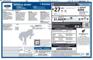 Ford Bronco Sport 2025 AWD Big Bend 4dr SUV