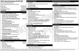 Chevrolet Equinox EV 2024 RS 4dr SUV w/2RS