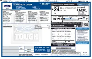 Ford Maverick 2025 AWD Lobo 4dr SuperCrew 4.5 ft. SB