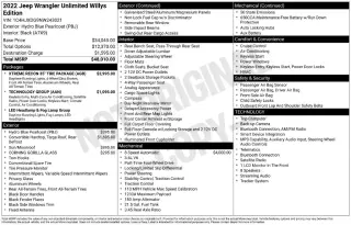 Jeep Wrangler Unlimited 2022 4x4 High Tide 4dr SUV