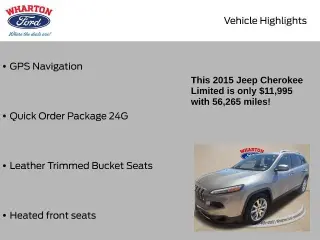 Jeep Cherokee 2015 Limited 4dr SUV
