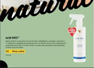 Forever Aloe First: aloe vera