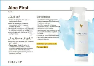 Forever Aloe First: aloe vera