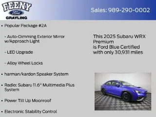 Subaru WRX 2025 AWD Premium 4pu Sedán 6M
