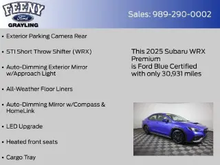 Subaru WRX 2025 AWD Premium 4pu Sedán 6M