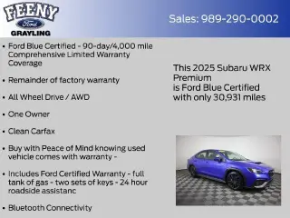 Subaru WRX 2025 AWD Premium 4pu Sedán 6M
