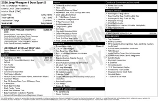 Jeep Wrangler 2026 4x4 Willys 4dr SUV