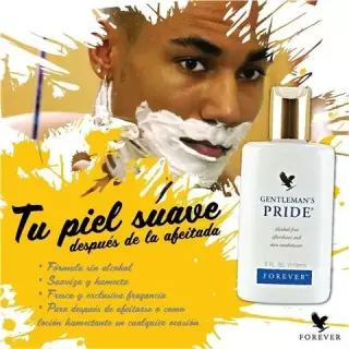 Aftershave lotion con aloe