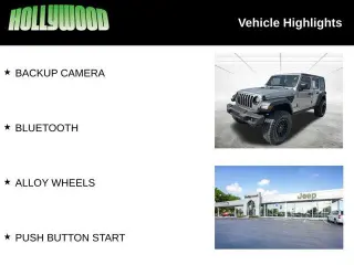 Jeep Wrangler Unlimited 2020 4x4 Willys Sport 4dr SUV