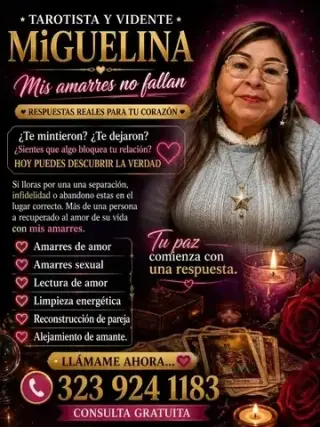✨TAROTISTA VIDENTE MIGUELINA🔮