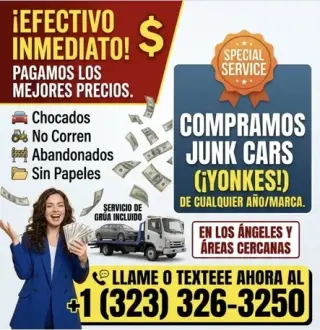 !Cash por Junk Cars! 💯💯