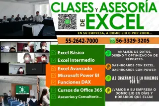 CLASES de EXCEL a DOMICILIO