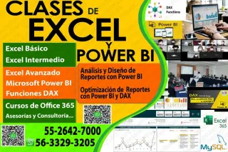 Cursos de EXCEL a domicilio