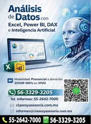 Cursos de EXCEL a domicilio