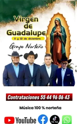 VIRGEN D GUADALUPE con Norteño