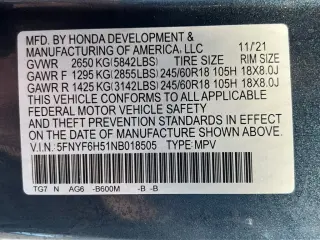 Honda Pilot 2022 AWD EX-L 4dr SUV