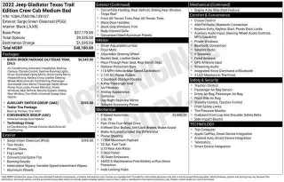 Jeep Gladiator 2022 4x4 Sport 4dr Crew Cab 5.0 ft. SB