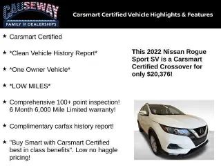 Nissan Rogue Sport 2022 AWD SV 4dr Crossover