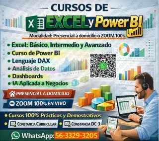 Curso de EXCEL a DOMICILIO